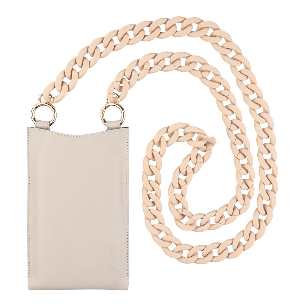 Kožená taštička přes rameno s kapsou FIXED Venezia pro 7