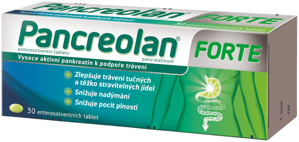 Pancreolan Forte 6000U 30 tablet