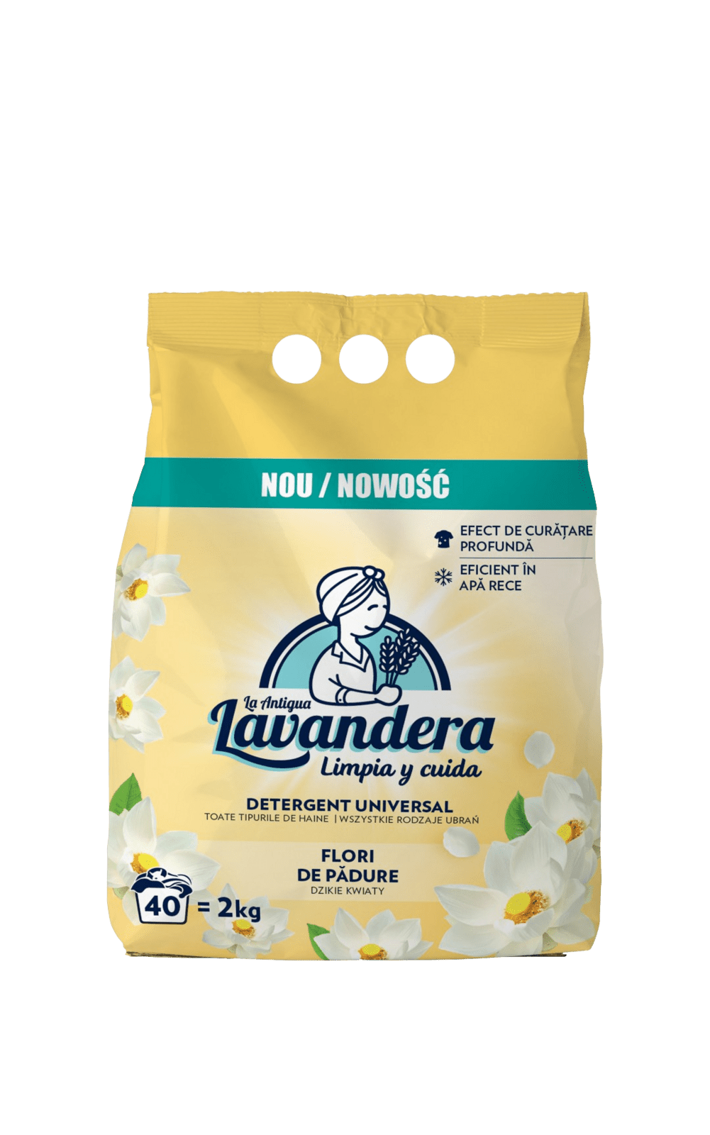 La Antigua Lavandera Prací prášek Divoké květy 2Kg /40 PD