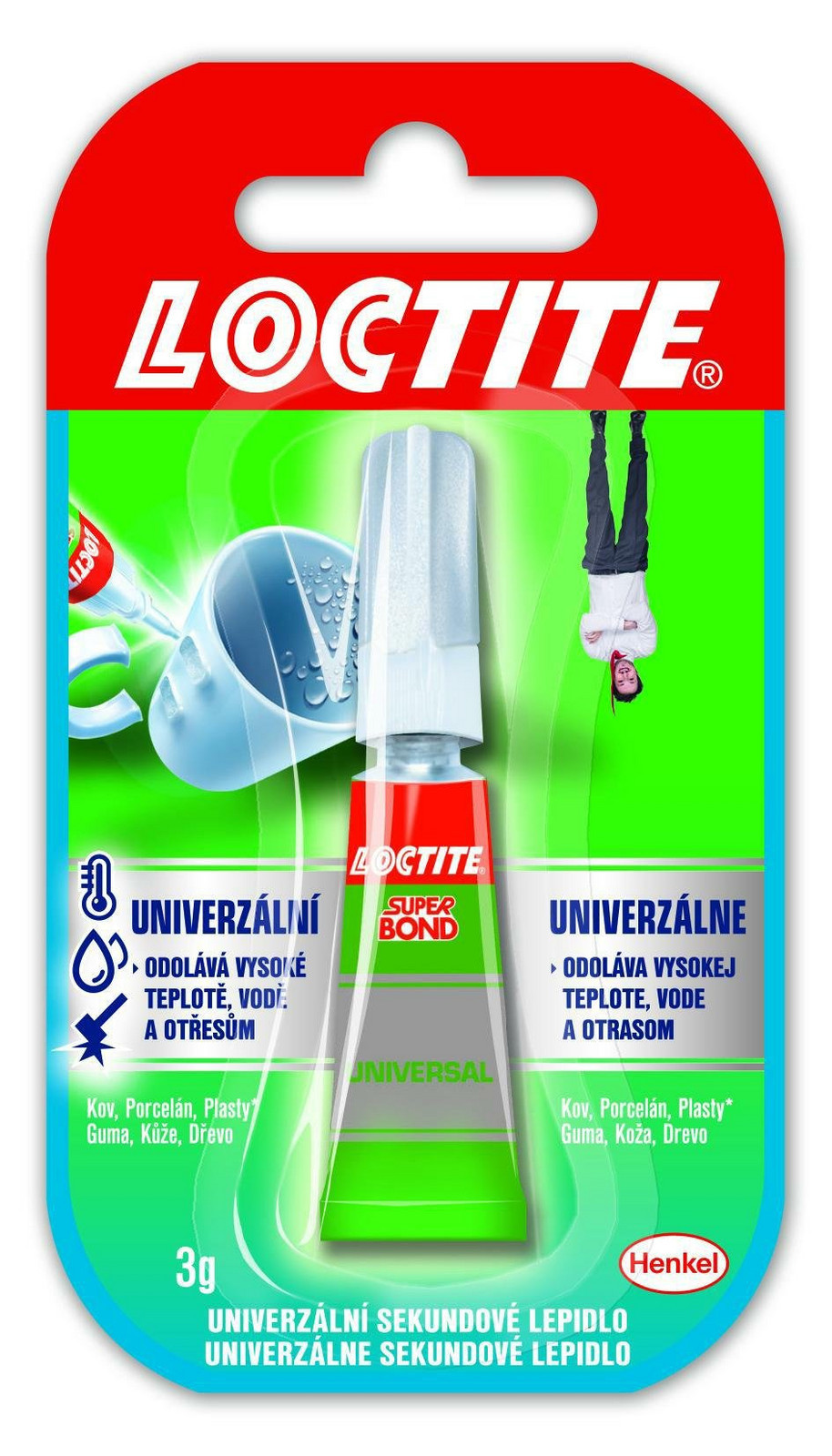 Henkel Loctite - sekundové lepidlo Super Bond, 3 g - 12ks