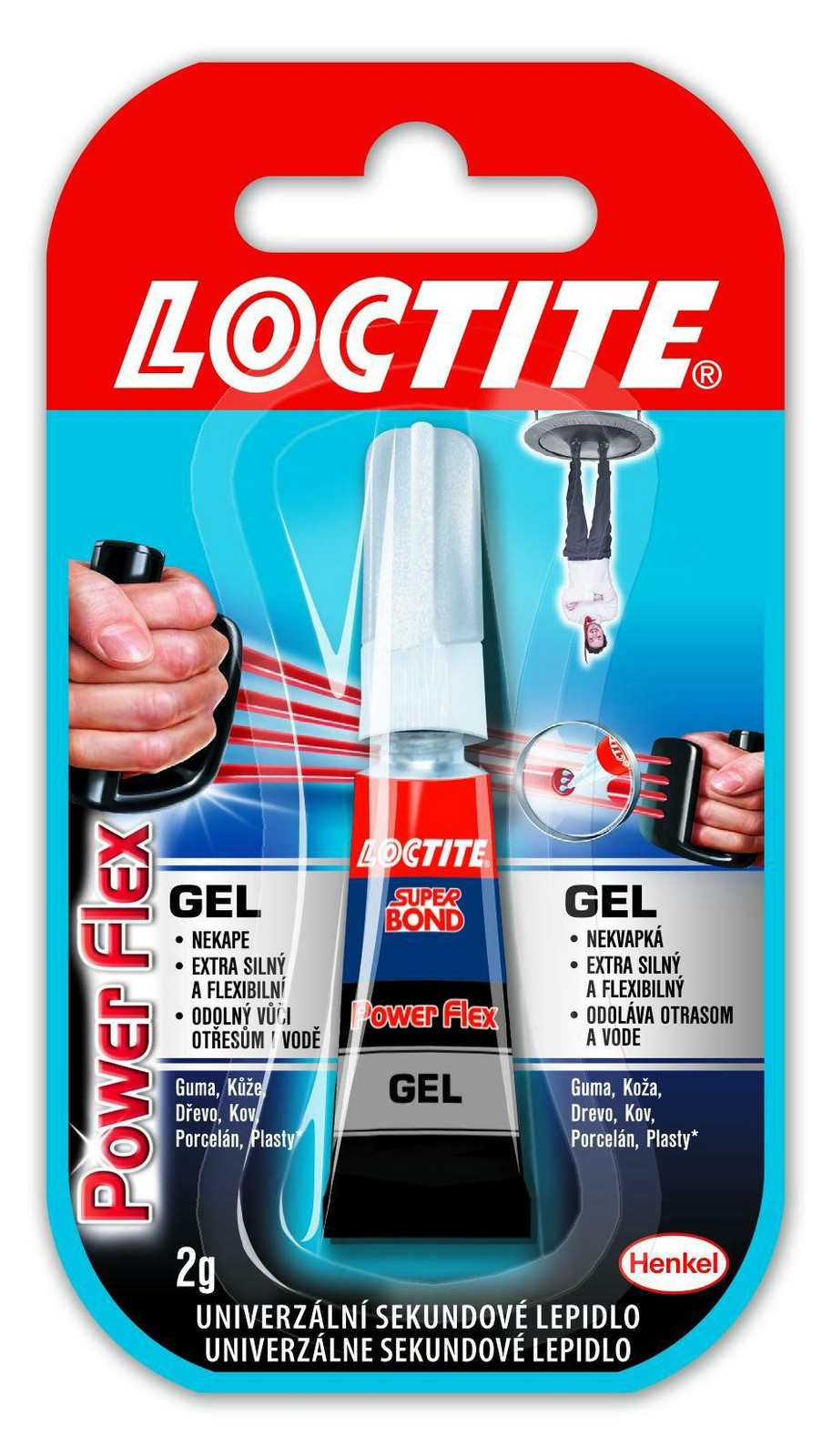 Henkel Loctite - sekundové lepidlo Super Bond gel, 2 g - 12ks