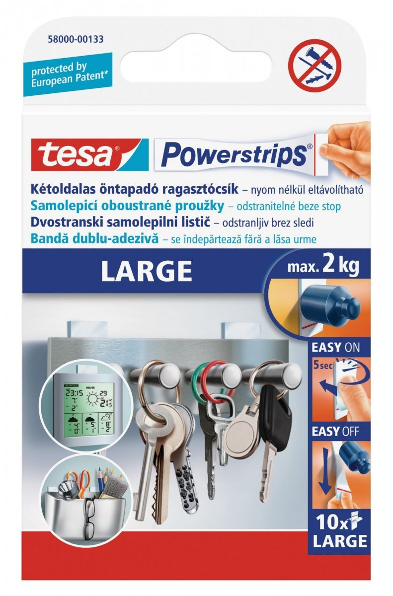 tesa Powerstrips® Velké lepicí proužky