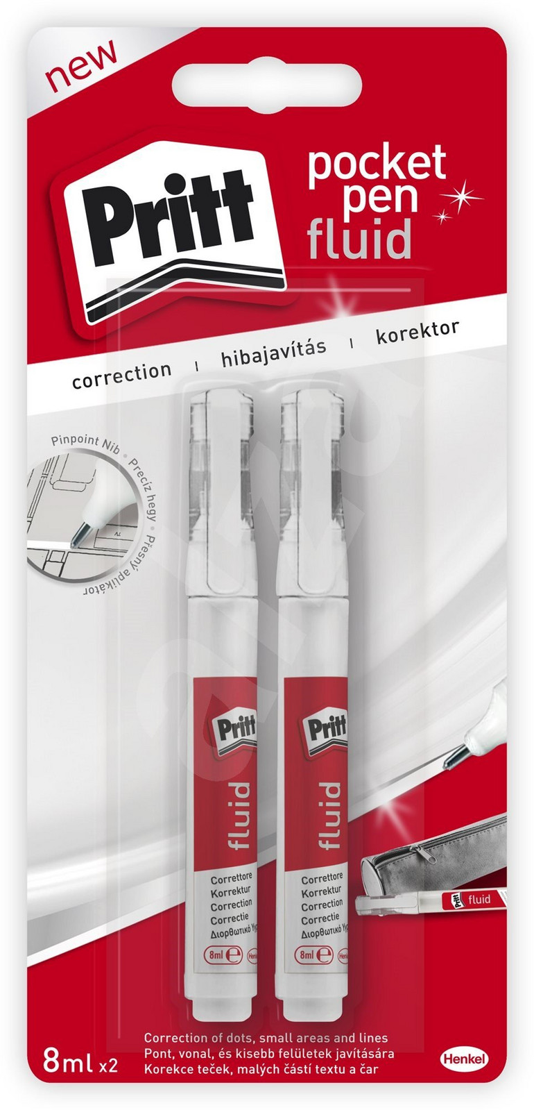 Henkel Pritt - Pocket Pen opravné pero, 2 x 8 ml - 12ks