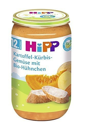 HIPP BIO Brambory, dýně, zelenina s kuřecím masem 250 g