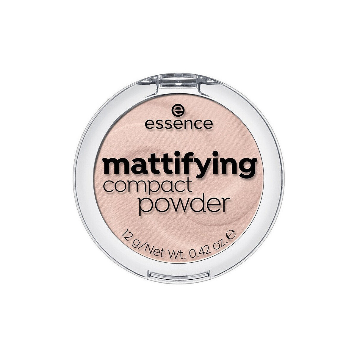 Essence  Mattifying Compact Powder - 10 Light Beige  Béžová