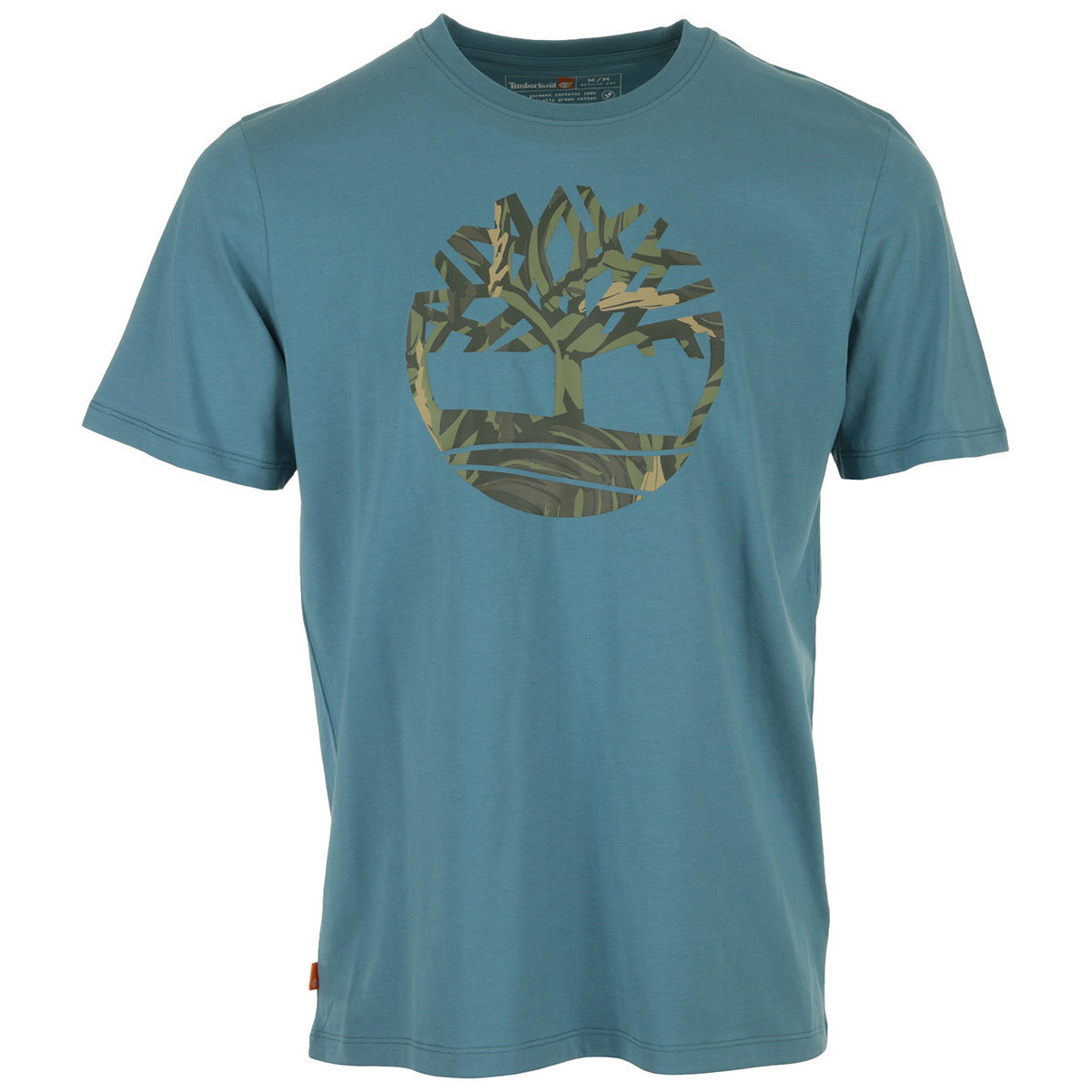 Timberland  Tree Logo Camo Tee  Modrá