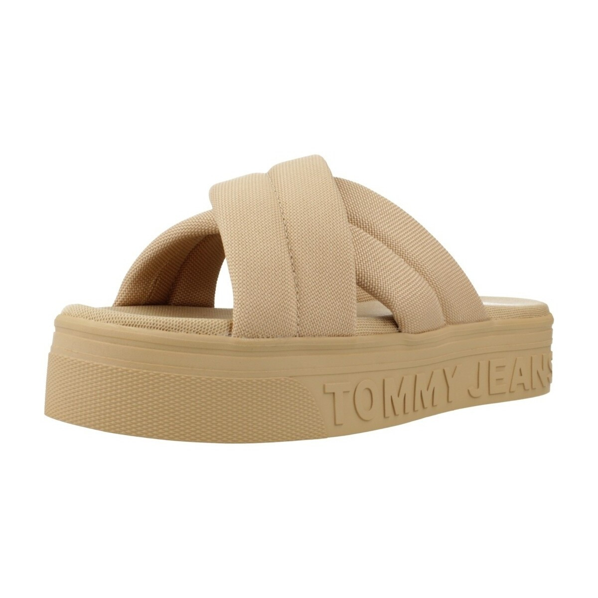 Tommy Jeans  TJW LETTERING FLATFORM S  Béžová