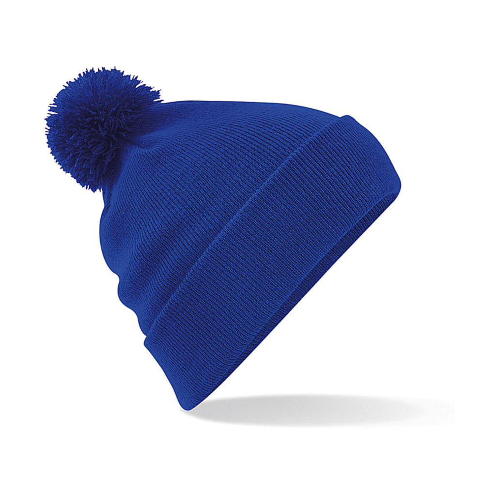 Čepice s bambulí Beechfield - modrá