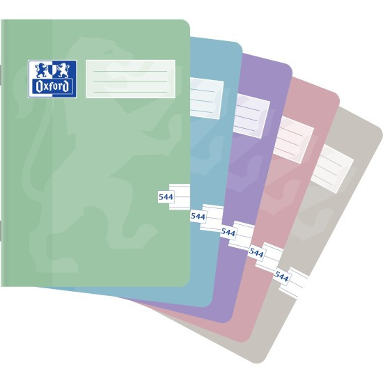 Oxford Školní sešit 544 - Oxford Pastel - A5, linkovaný, 40 listů - 3544-00-Pastel