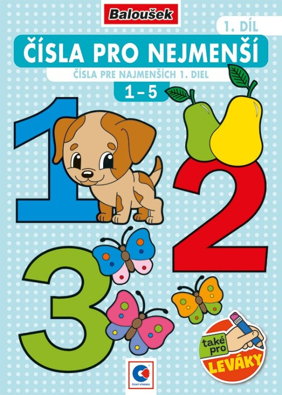 Baloušek Omalovánka - A5 - Čísla pro nejmenší, 1. díl BO103