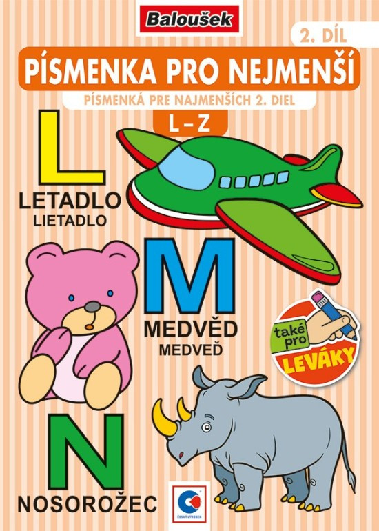 Baloušek Omalovánka - A5 - Písmena pro nejmenší, 2. díl BO106