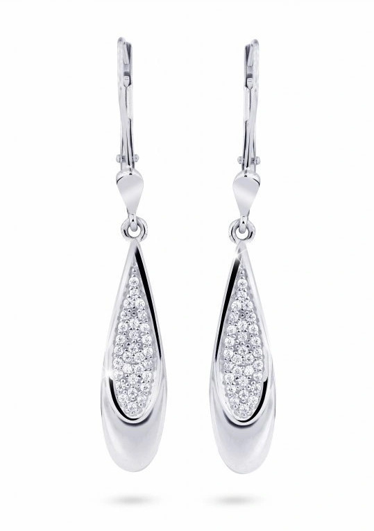 Cutie Jewellery Luxusní zlaté náušnice se zirkony Z8052-55-10-X-2