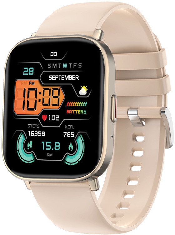 Wotchi Smartwatch W127G – Gold - Beige