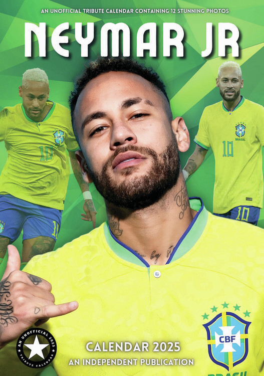 CALLDREAMS Kalendář 2025 Neymar, A3