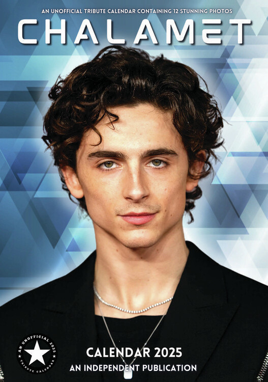 CALLDREAMS Kalendář 2025 Timothée Chalamet, A3