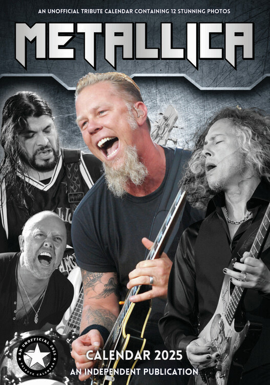 CALLDREAMS Kalendář 2025 Metallica, A3