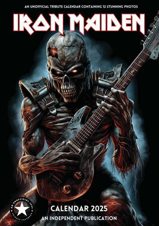 CALLDREAMS Kalendář 2025 Iron Maiden, A3