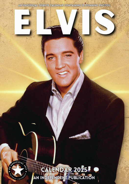 CALLDREAMS Kalendář 2025 Elvis Presley, A3