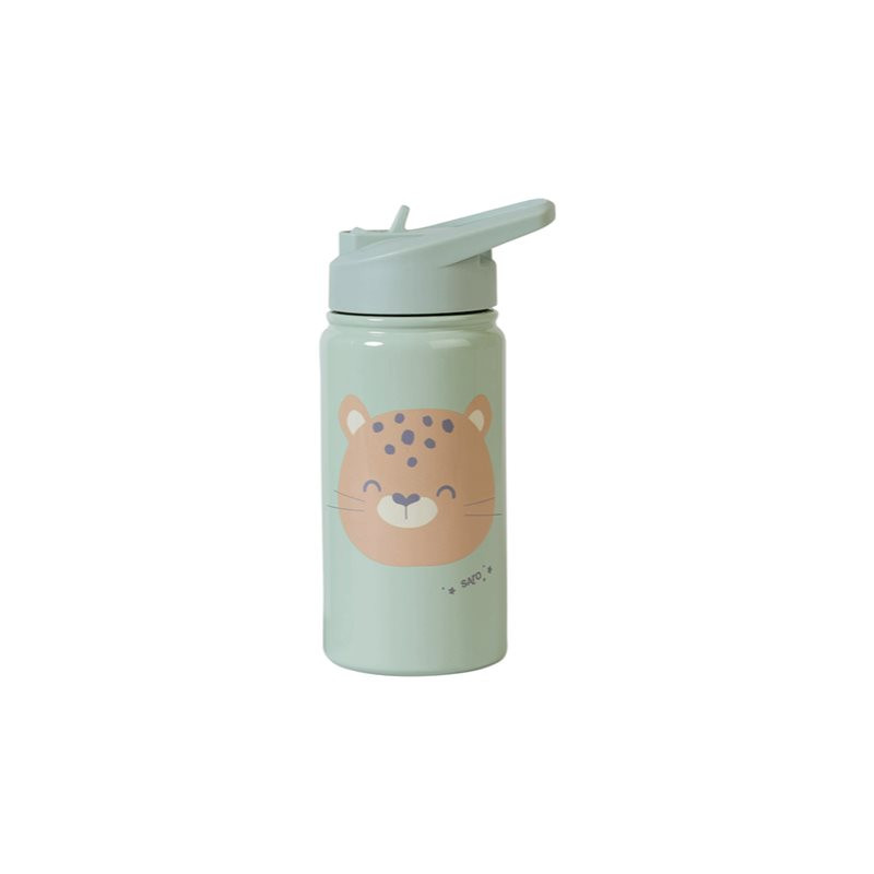 Saro Baby Thermos Bottle with Straw termoska s brčkem Mint 350 ml