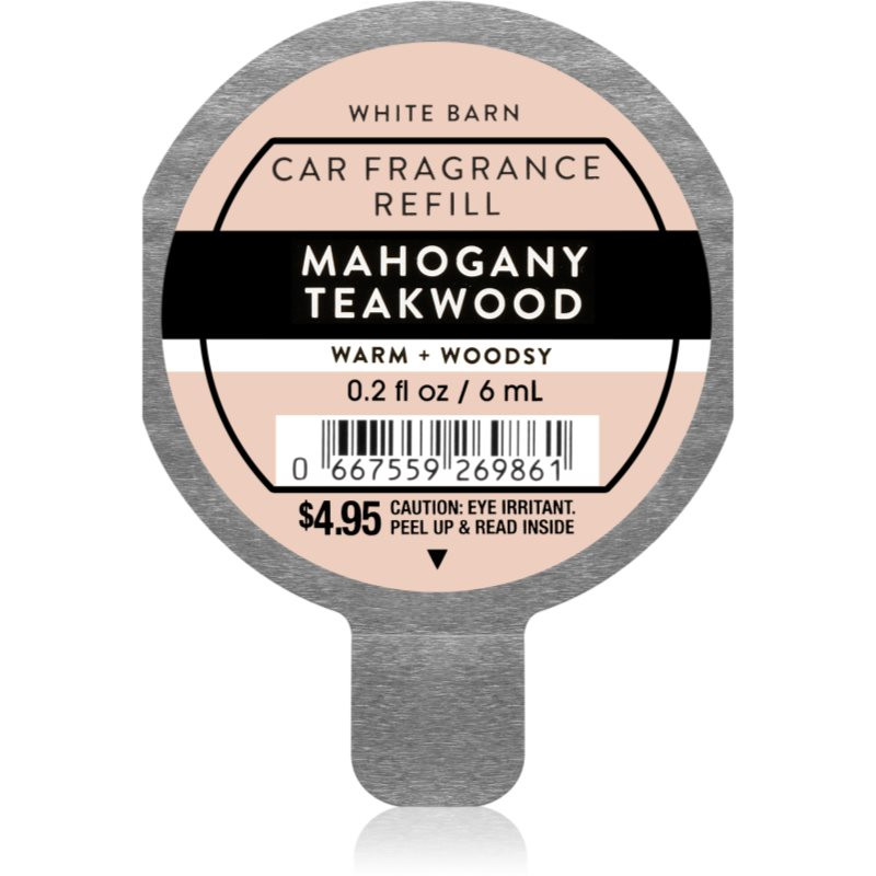 Bath & Body Works Mahogany Teakwood vůně do auta 6 ml