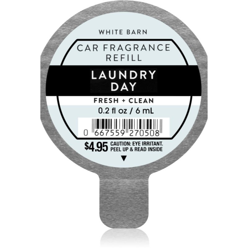 Bath & Body Works Laundry Day vůně do auta náhradní náplň 6 ml