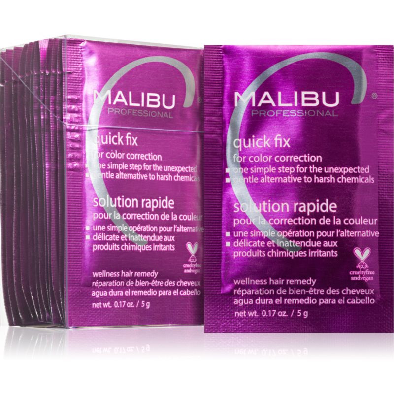 Malibu C Quick Fix regenerační a čisticí kúra na vlasy 12x5 g