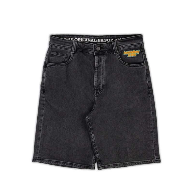 kraťasy HOMEBOY - x-tra Baggy Denim Shorts Washed Grey (WASHED GREY-85)