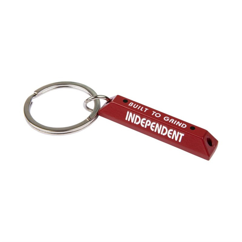 klíčenka INDEPENDENT - Red Curb Keychain Red (RED)