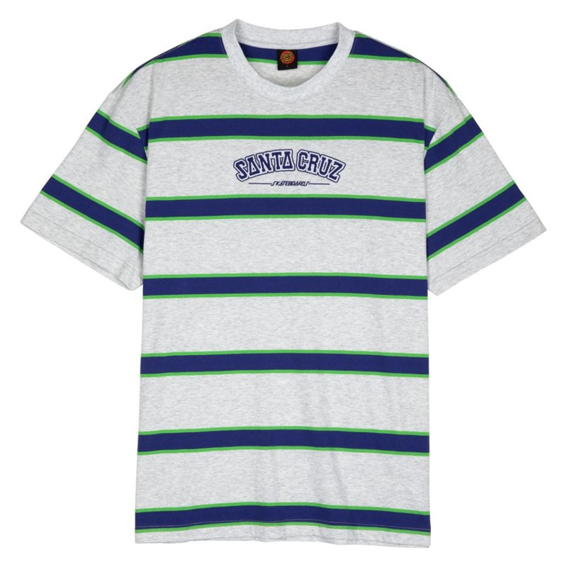 triko SANTA CRUZ - Collegiate SC Stripe Heather Stripe (HEATHER STRIPE)