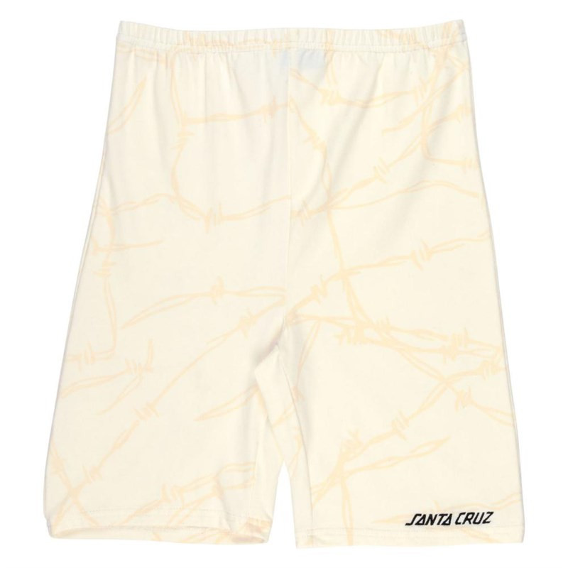 kraťasy SANTA CRUZ - Strip Wired Legging Short Off White (OFF WHITE)