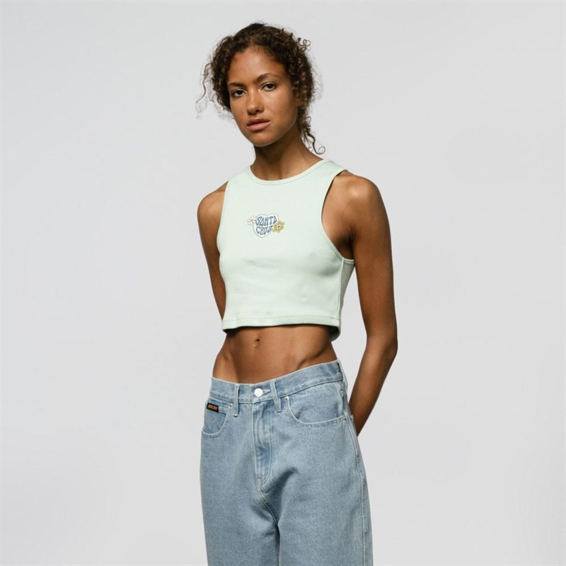 tílko SANTA CRUZ - Balloon Heart Front Fresh Mint (FRESH MINT)