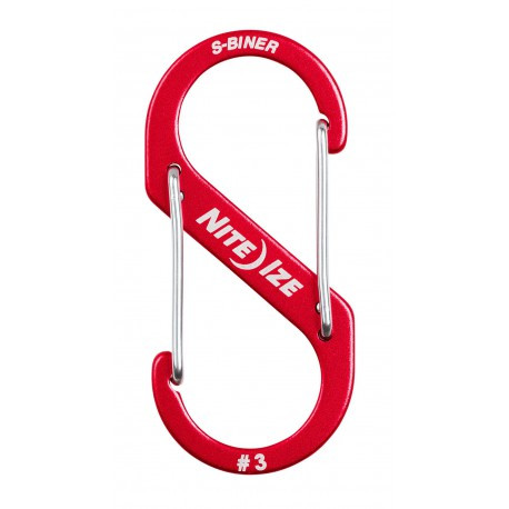 Nite Ize S-Biner Dual Carabiner #3 hliníková oboustranná karabina Oranžová