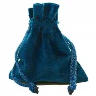 Drawlab Entertainment Velvet Blue Pouch