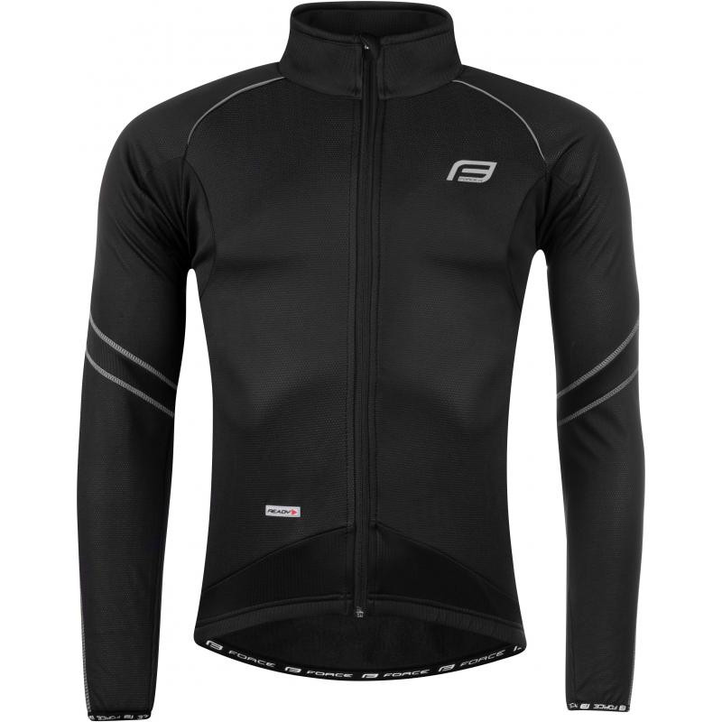 Bunda Force X70 Windster - unisex, zateplená, šedá-černá - velikost 2XL