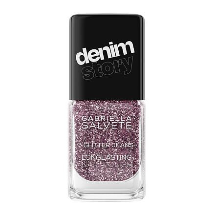 Gabriella Salvete Denim Story Longlasting Nail Polish lak na nehty 11 ml odstín 01 Glitter Jeans