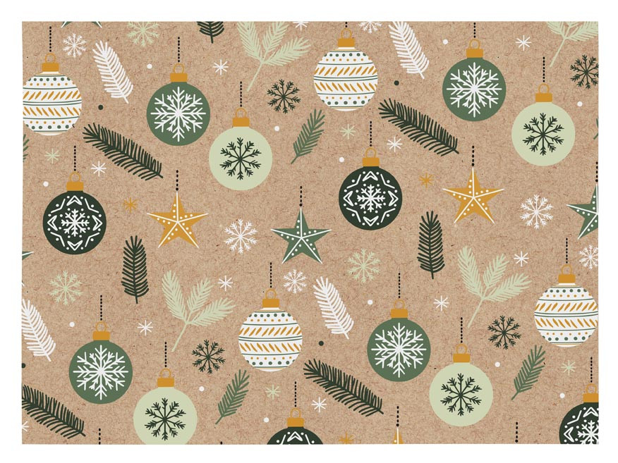 MFP 5811823 Balící papír vánoční KRAFT V296 100x70