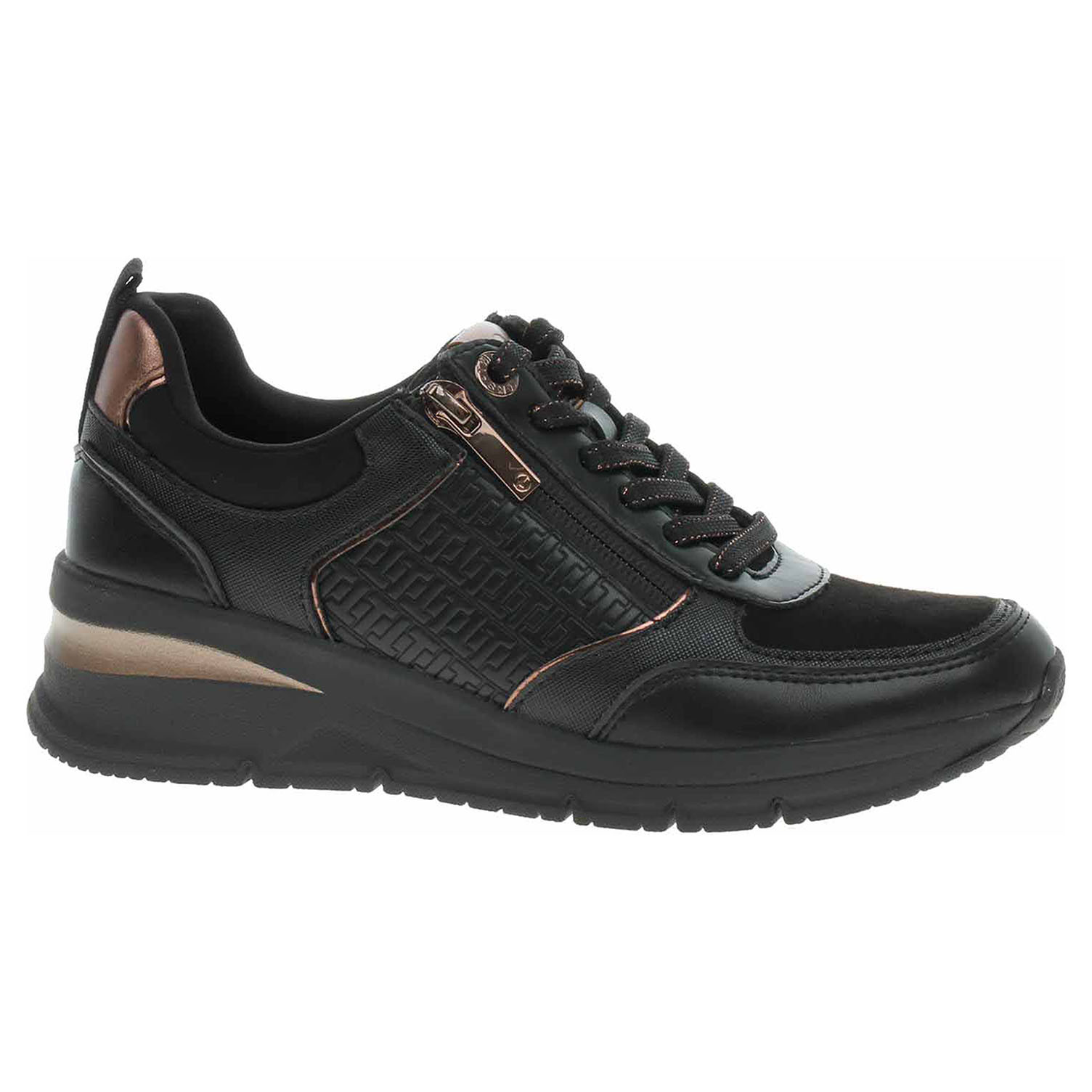 Ecco Dámské polobotky Tamaris 1-23721-42 black-copper 23101059