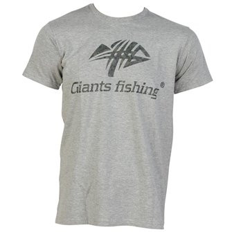 Giants fishing Tričko pánské šedé Camo Logo