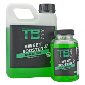 TB baits - Sweet Booster Česnek Játra 250ml