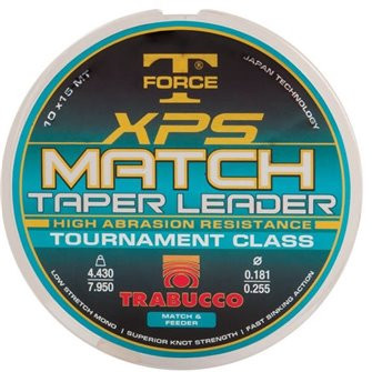 Trabucco Ujímaný vlasec TF XPS Match Taper Leader 10x15m|0,181 - 0,255mm