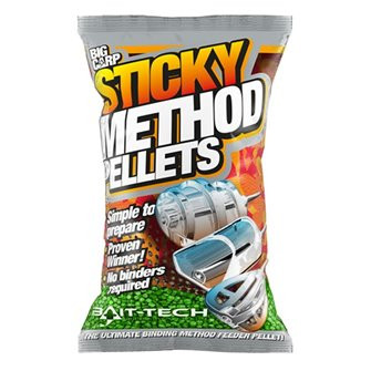 Bait-Tech pelety Sticky Method Micro Green 700 g