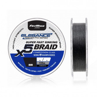 Fast Sinking Braid Black 0,08/135m