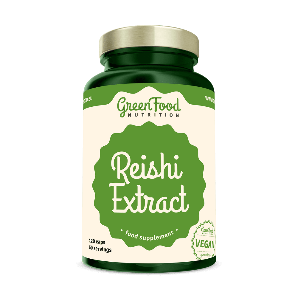 GreenFood Nutrition Reishi 120 vegan kapslí