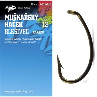 Giants fishing Háček muškařský blešivec Incurve Fly 20ks|vel.12