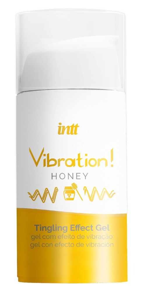 Intt Vibration! - tekutý vibrátor - med (15ml)