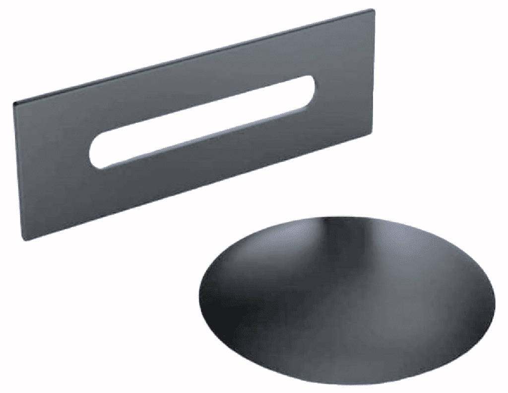 MEXEN Přepad UNI + zátka pro volně stojící vany gun metal kartáčovaná 5100-95