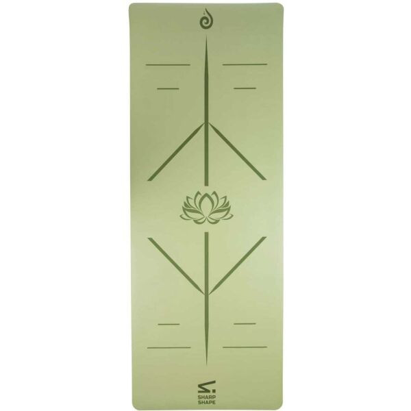 SHARP SHAPE PU YOGA MAT Yoga podložka, tmavě zelená, velikost