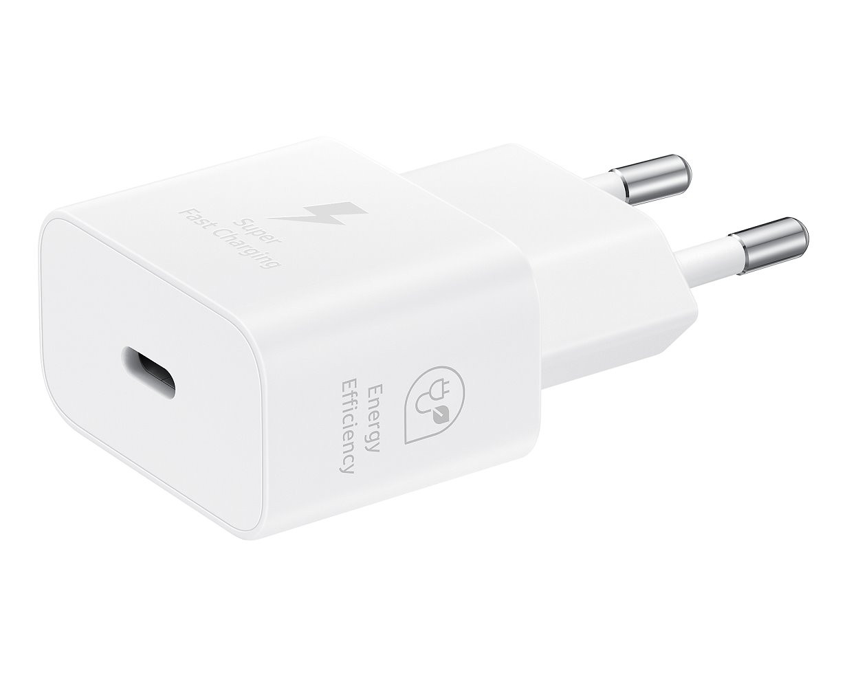 Adaptér EP-T2510EWE Samsung USB-C 25W bílý (OOB Bulk)