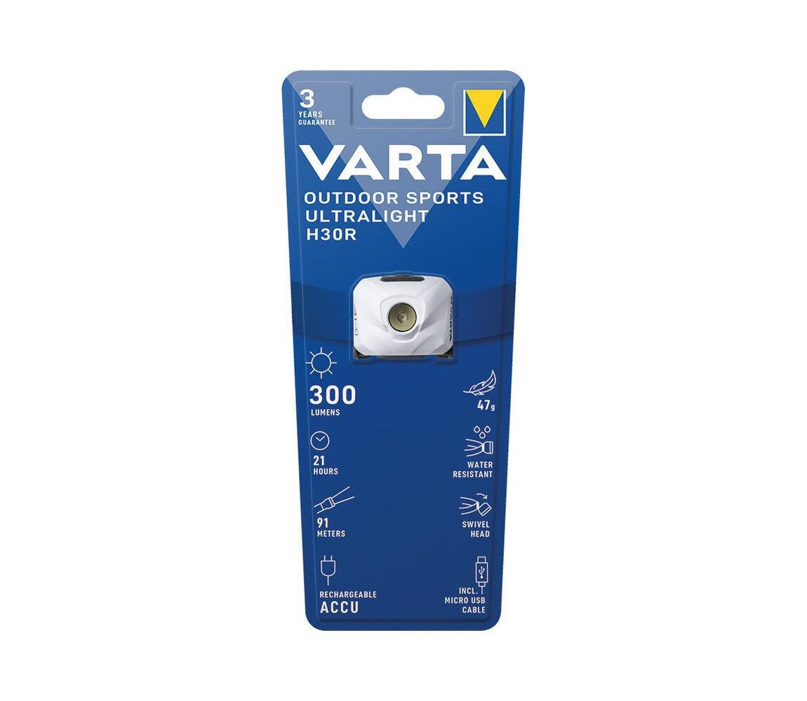 VARTA Varta 18631101401 - LED Stmívatelná nabíjecí čelovka OUTDOOR SPORTS LED/5V IPX4