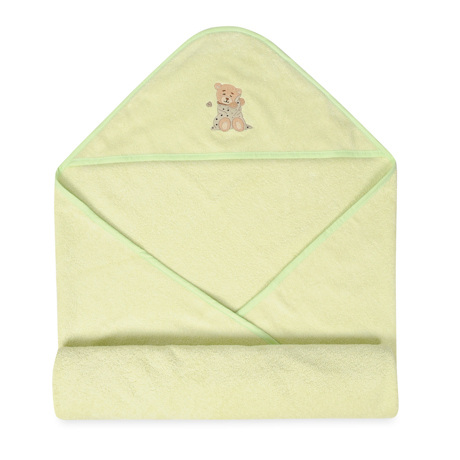 Babymatex Osuška s kapucí MAXI 100x100 cm - Zelená